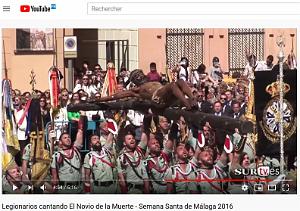 10 Legionarios cantando El Novio de la Muerte - Semana Santa de Malaga 2016